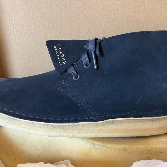 Clarks Originals Desert Coal - Blue Suede Size 10 main image 7